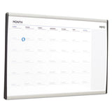 Magnetic Dry-erase Calendar, 18 X 30, White Surface, Silver Aluminum Frame