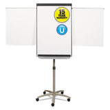 Prestige 2 Mobile Presentation Easel,  3 Ft X 2 Ft, Silver-white