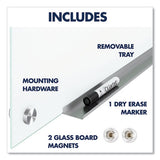 Brilliance Glass Dry-erase Boards, 36 X 24, White Surface