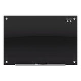 Infinity Black Glass Magnetic Marker Board, 48 X 36