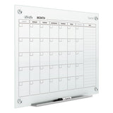 Infinity Magnetic Glass Calendar Board, 36 X 24