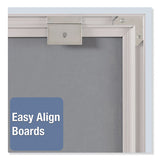 Matrix Magnetic Boards, Painted Steel, 34 X 23, White, Aluminum Frame