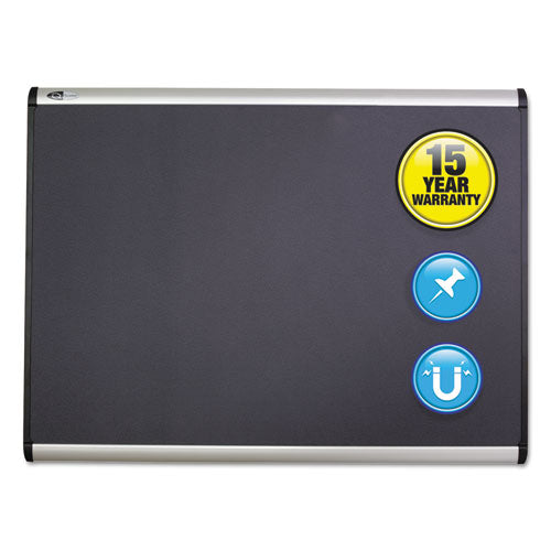 Prestige Plus Magnetic Fabric Bulletin Board, 72 X 48, Fiberboard-plastic Frame