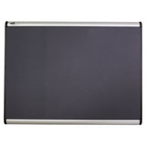 Prestige Plus Magnetic Fabric Bulletin Board, 72 X 48, Fiberboard-plastic Frame