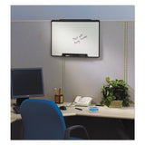 Motion Portable Dry Erase Board, 24 X 18, White, Black Frame