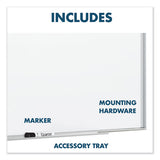 Fusion Nano-clean Magnetic Whiteboard, 48 X 36, Silver Frame