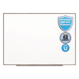 Fusion Nano-clean Magnetic Whiteboard, 72 X 48, Silver Frame