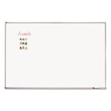 Porcelain Magnetic Whiteboard, 72 X 48, Aluminum Frame