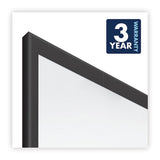 Classic Series Total Erase Dry Erase Board, 24 X 18, White Surface, Black Frame