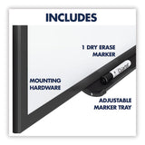 Classic Series Total Erase Dry Erase Board, 24 X 18, White Surface, Black Frame