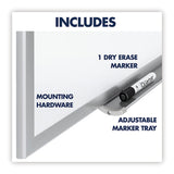 Classic Series Total Erase Dry Erase Board, 24 X 18, Silver Aluminum Frame