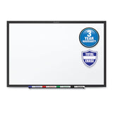 Classic Series Total Erase Dry Erase Board, 48 X 36, White Surface, Black Frame