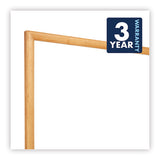 Classic Series Total Erase Dry Erase Board, 72 X 48, Oak Finish Frame