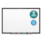 Classic Series Nano-clean Dry Erase Board, 24 X 18, Black Aluminum Frame