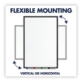 Classic Series Nano-clean Dry Erase Board, 48 X 36, Black Aluminum Frame