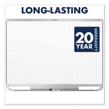 Prestige 2 Magnetic Total Erase Whiteboard, 48 X 36, Aluminum Frame
