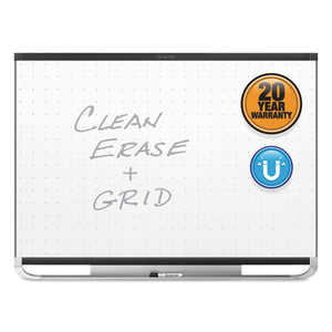 Prestige 2 Magnetic Total Erase Whiteboard, 96 X 48, Black Frame