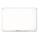 Iq Total Erase Board, 49 X 32, White, Clear Frame