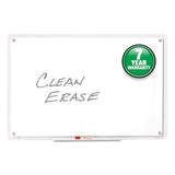 Iq Total Erase Board, 49 X 32, White, Clear Frame