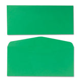Colored Envelope, #10, Commercial Flap, Gummed Closure, 4.13 X 9.5, Green, 25-pack