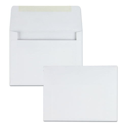 Greeting Card-invitation Envelope, A-2, Square Flap, Gummed Closure, 4.38 X 5.75, White, 500-box