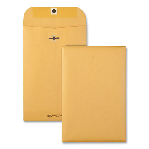 Clasp Envelope, #1, Square Flap, Clasp-gummed Closure, 6 X 9, Brown Kraft, 100-box