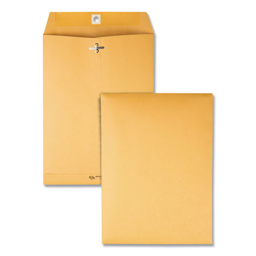 Clasp Envelope, #75, Squar Flap, Clasp-gummed Closure, 7.5 X 10.5, Brown Kraft, 100-box