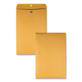 Clasp Envelope, #15, Square Flap, Clasp-gummed Closure, 10 X 15, Brown Kraft, 100-box