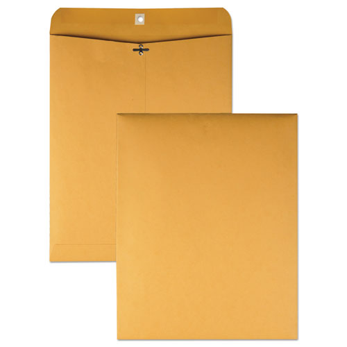 Clasp Envelope, #14 1-2, Square Flap, Clasp-gummed Closure, 11.5 X 14.5, Brown Kraft, 100-box