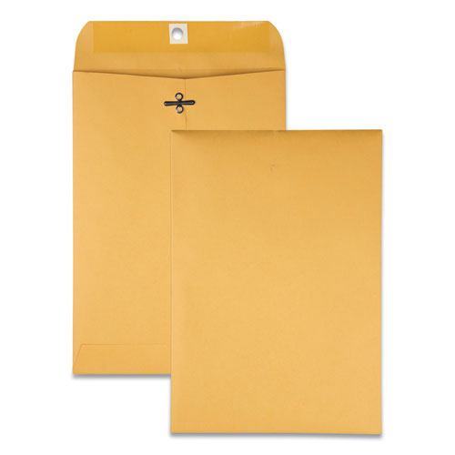 Clasp Envelope, #68, Square Flap, Clasp-gummed Closure, 7 X 10, Brown Kraft, 100-box