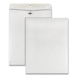 Clasp Envelope, #97, Squar Flap, Clasp-gummed Closure, 10 X 13, White, 100-box