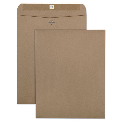 Brown Kraft Clasp Envelope, #97, Square Flap, Clasp-gummed Closure, 10 X 13, Brown Kraft, 100-box