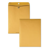 Park Ridge Kraft Clasp Envelope, #97, Squar Flap, Clasp-gummed Closure, 10 X 13, Brown Kraft, 100-box