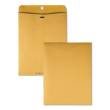 Park Ridge Kraft Clasp Envelope, #97, Squar Flap, Clasp-gummed Closure, 10 X 13, Brown Kraft, 100-box