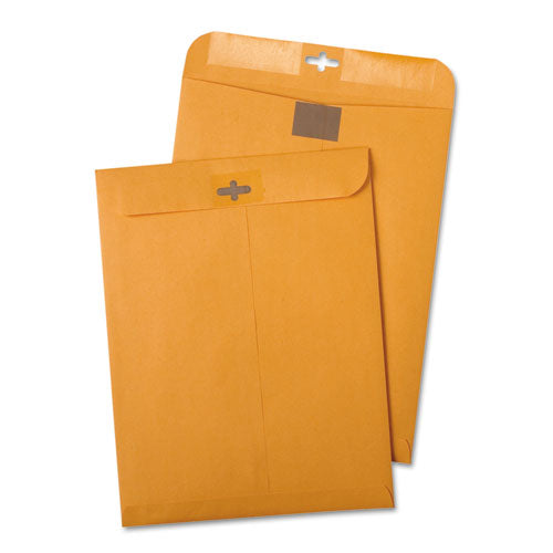 Postage Saving Clearclasp Kraft Envelope, #55, Cheese Blade Flap, Clearclasp Closure, 6 X 9, Brown Kraft, 100-box