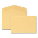 Open-side Booklet Envelope, #15, Hub Flap, Gummed Closure, 10 X 15, Manila, 100-box