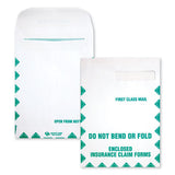 Redi-seal Insurance Claim Form Envelope, Cheese Blade Flap, Redi-seal Closure, 9 X 12.5, White, 100-box