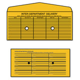 Light Brown Fold Flap Kraft Trade Size Interoffice Envelope, One-sided Box-style Format, 4.5 X 10.38, Brown Kraft, 500-box