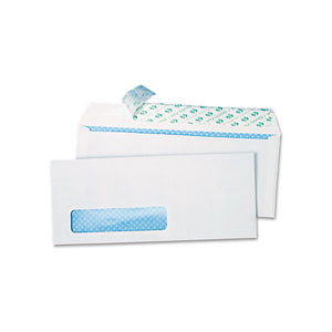 Redi-strip Security Tinted Envelope, #10, Commercial Flap, Redi-strip Closure, 4.13 X 9.5, White, 500-box