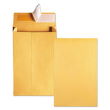 Redi-strip Kraft Expansion Envelope, #13 1-2, Square Flap, Redi-strip Closure, 10 X 13, Brown Kraft, 25-pack