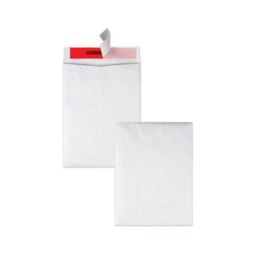 Tamper-indicating Mailers Made With Tyvek, #10 1-2, Redi-strip Closure, 9 X 12, White, 100-box