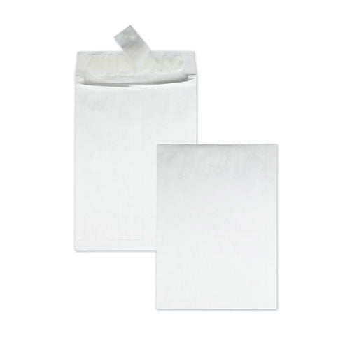 Open End Expansion Mailers, Dupont Tyvek, #13 1-2, Cheese Blade Flap, Redi-strip Closure, 10 X 13, White, 100-carton