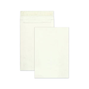 Open End Expansion Mailers, Dupont Tyvek, #15 1-2, Cheese Blade Flap, Redi-strip Closure, 12 X 16, White, 25-box