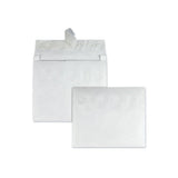 Open Side Expansion Mailers, Dupont Tyvek, #13 1-2, Squar Flap, Redi-strip Closure, 10 X 13, White, 100-carton