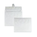 Open Side Expansion Mailers, Dupont Tyvek, #15 1-2, Square Flap, Redi-strip Closure, 12 X 16, White, 100-carton