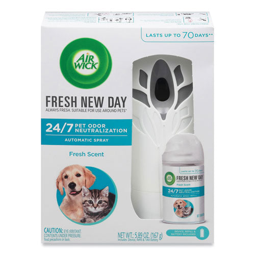 Pet Odor Neutralization Automatic Spray Starter Kit, 6 X 2.25 X 7.75, White-gray, 4-carton