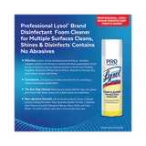 Disinfectant Foam Cleaner, 24 Oz Aerosol Spray, 12-carton