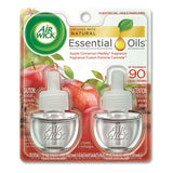 Scented Oil Refill, 0.67 Oz, Apple Cinnamon Medley, 2-pack, 6 Packs-carton