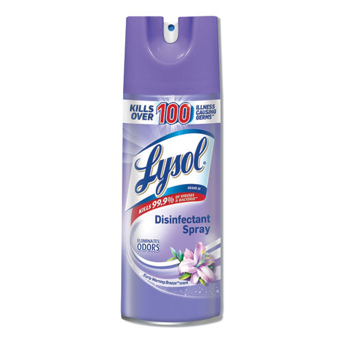 Disinfectant Spray, Early Morning Breeze, 12.5 Oz Aerosol Spray, 12-carton