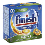 Dish Detergent Gelpacs, Orange Scent, 32-box